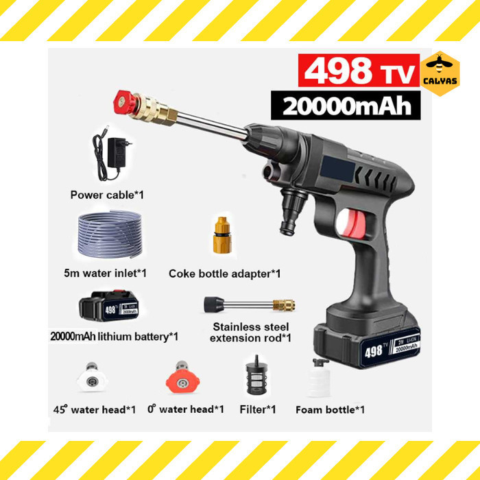 Semprotan Air High Pressure Cuci Mobil Tekanan Tinggi Cordless Sprayer