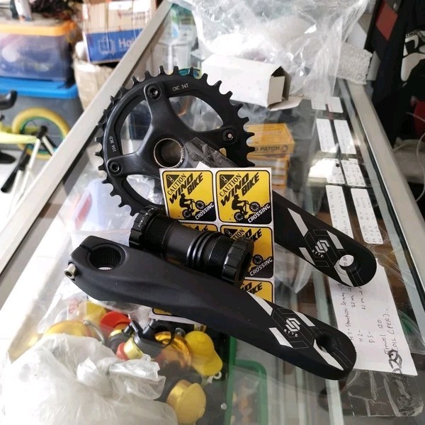 Crank Single 32T 34T 36T 38T Bcd 104 Komplit Bb Ht2