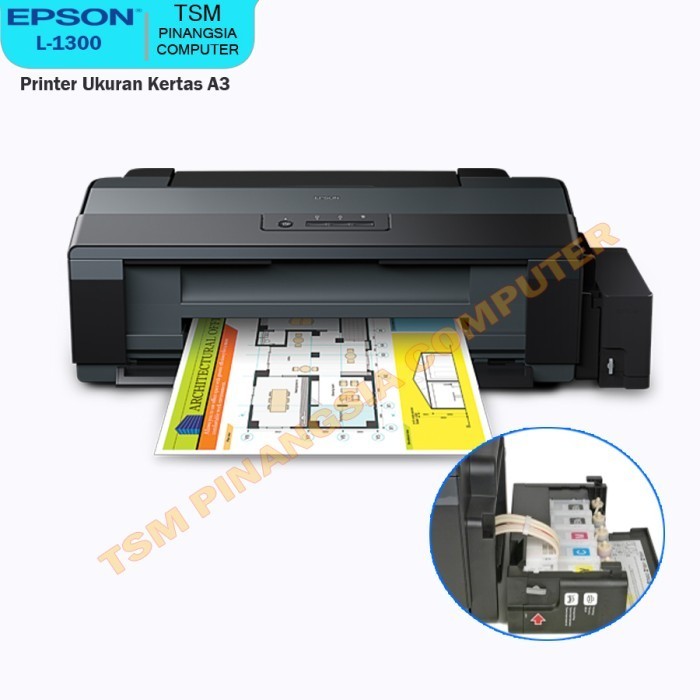 Epson L1300 / L-1300 Printer Ukuran Kertas A3