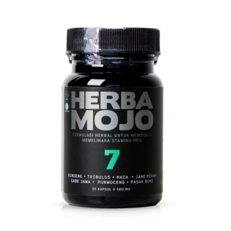 HERBAMOJO 7 Suplemen Stamina Pria 30 Capsule Terlaris