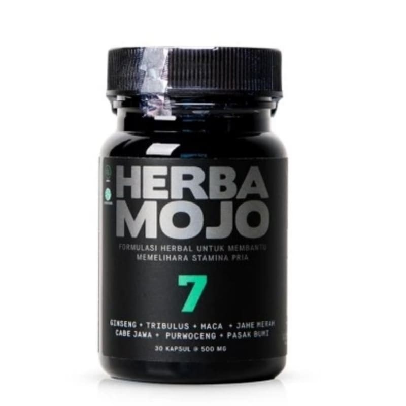 HERBAMOJO 7 STAMINA PRIA 30 Caps Terlaris