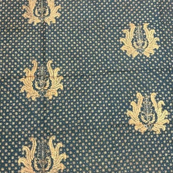 Kain Batik Lawasan Tulis Solo Sogan Motif Gurdo latar Truntum