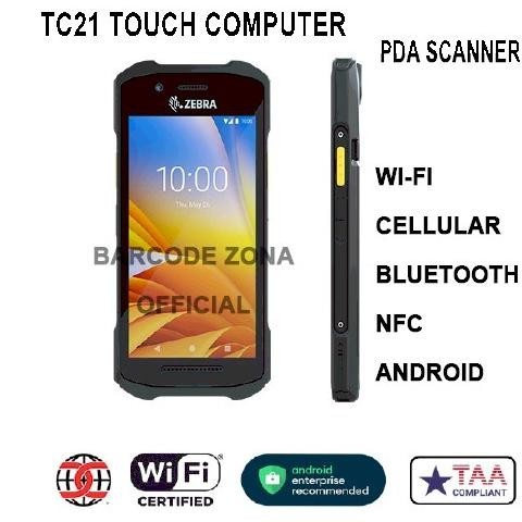 Barcode Scanner Mobil Pda Scanner Zebra Tc21 Touch Computer Android