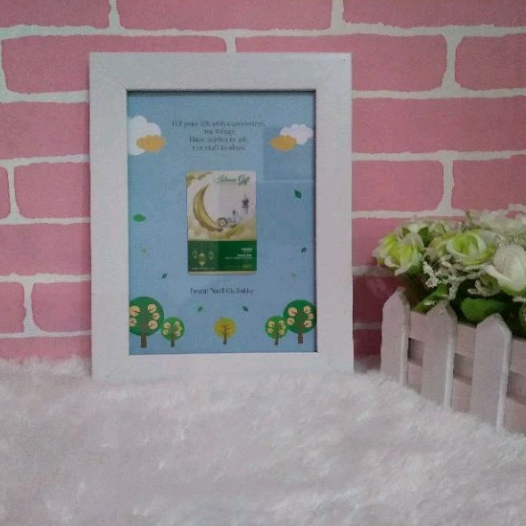 NazhifaSakhy - Bingkai Pigura Frame Gift Series - Kata Motivasi 4R 5R 6R (Tanpa Logam Mulia)