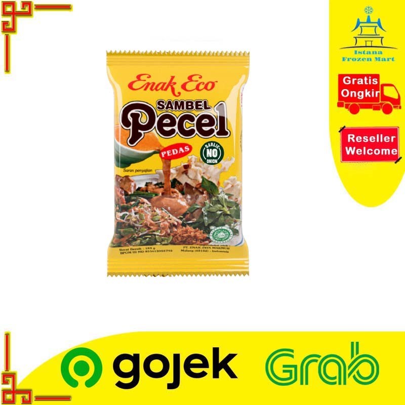 

Bumbu Sambal Pecel ENAK ECO Pedes 185 Gram