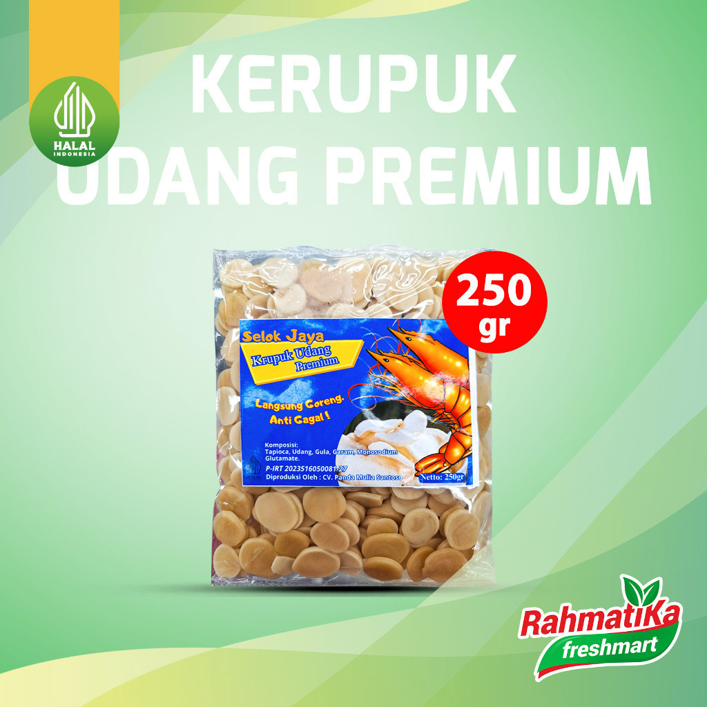 

Kerupuk Udang Premium Selok Jaya 250 gr