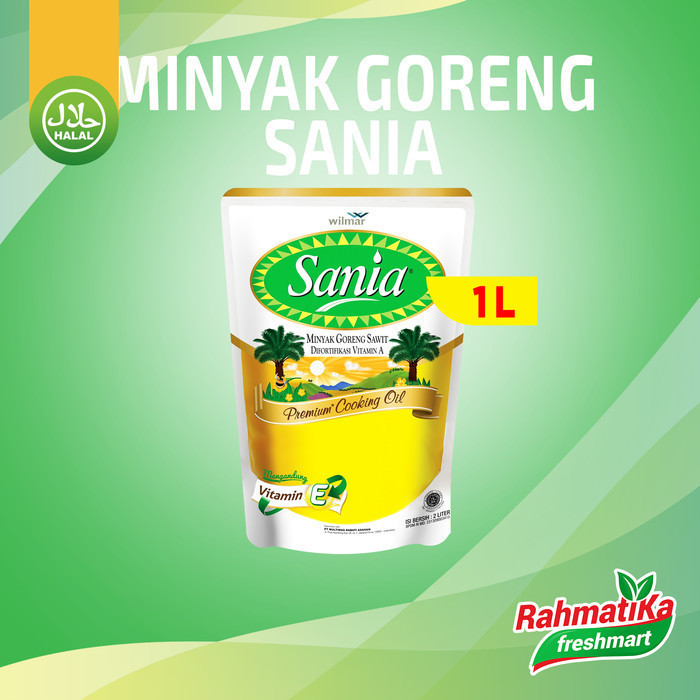 

Sania Minyak Goreng Refill / Minyak Goreng Sawit 1 Liter