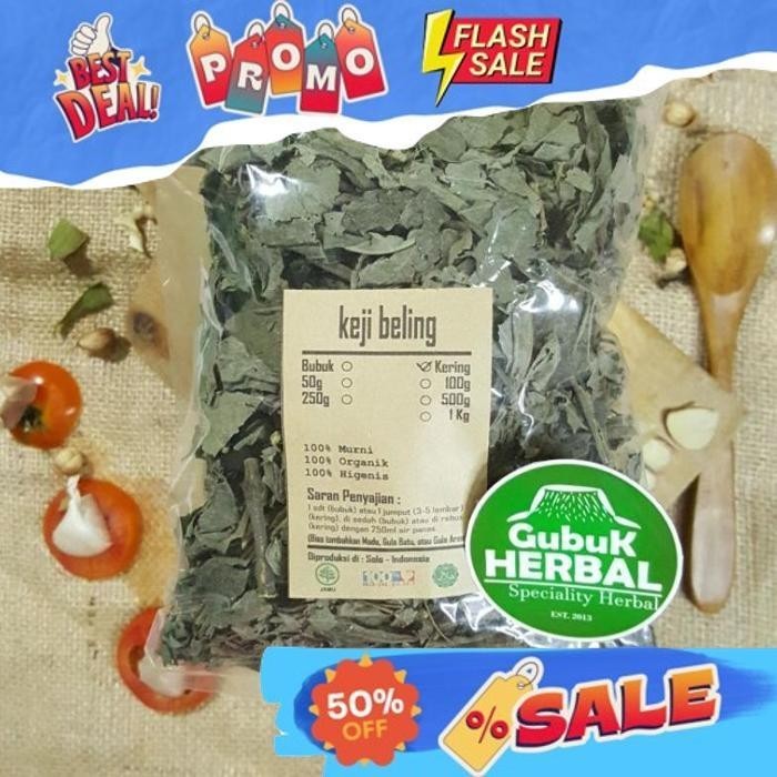

Daun Keji Beling Kering 500 Gram - Strobilanthes Crispa - Murni - Jsr - Rempah