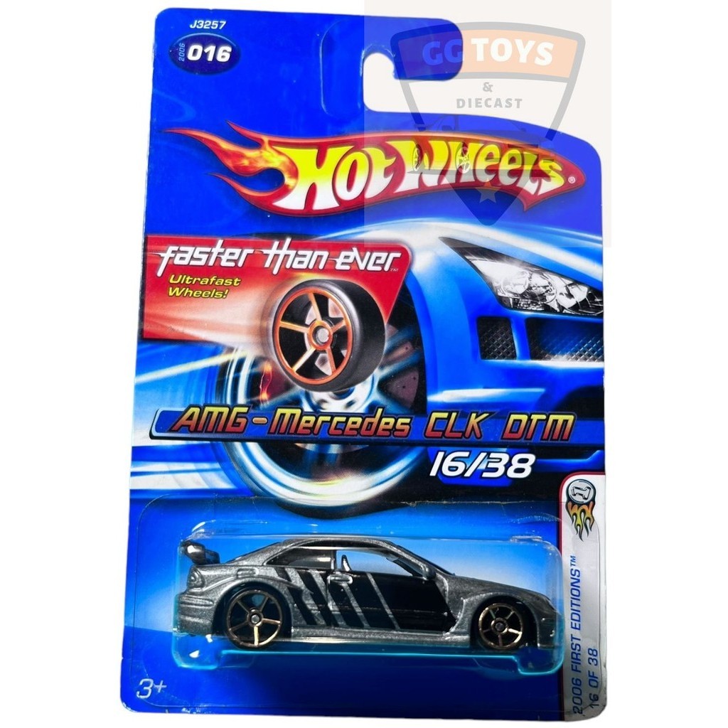 Hotwheels Hot Wheels Bluecard AMG Mercedes CLK DTM Silver