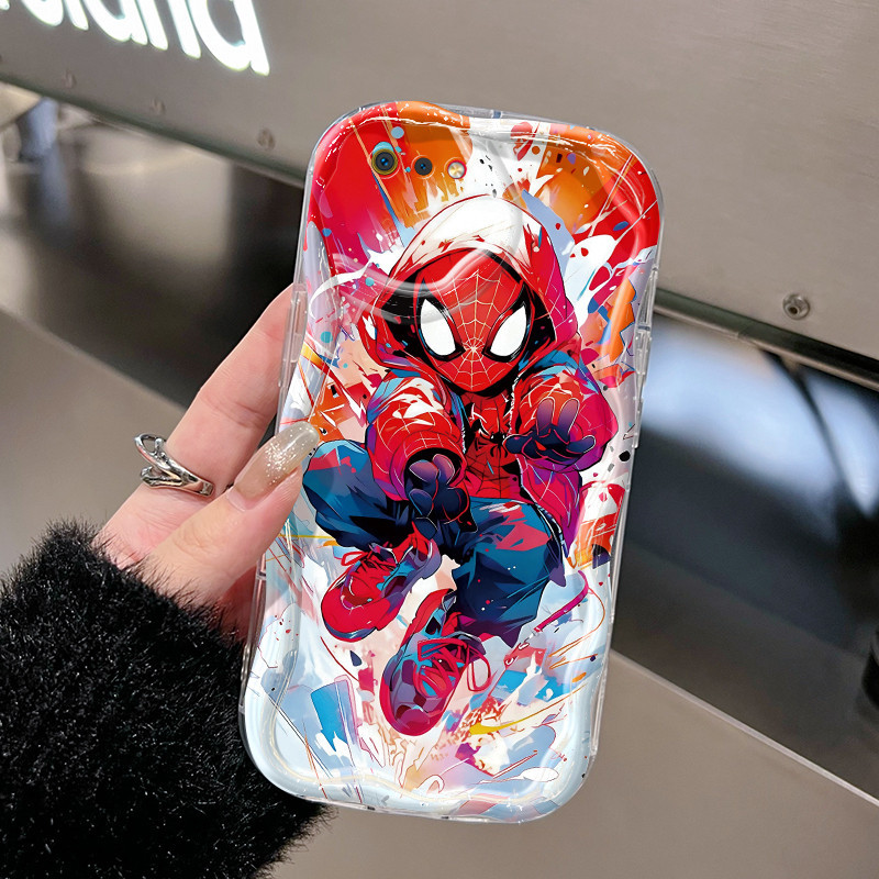 Casing Hp Realme C2 Realme C2s OPPO A1K Case sarung HP pola kartun SpiderMan Casing lembut gel Kesin