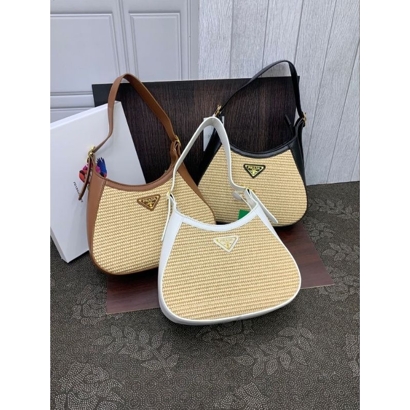 PRADA WOVEN HOBO ANYAM