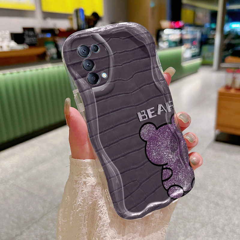 Casing Hp OPPO Reno 5 4G Reno 5 5G Reno 5K 5G Case hp pola belakang Kesing beruang kecil lembut gel 