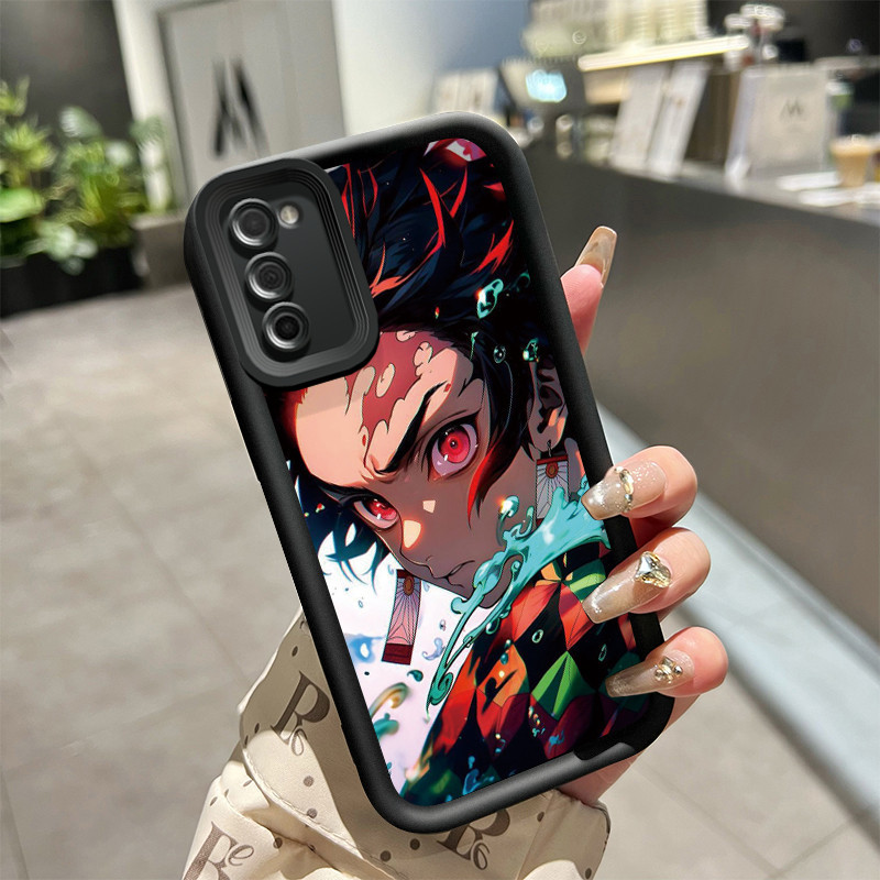 Casing Hp Samsung Galaxy A03s A02s M02s F02s Case lembut pasangan Anime casing pelindung silikon Kes