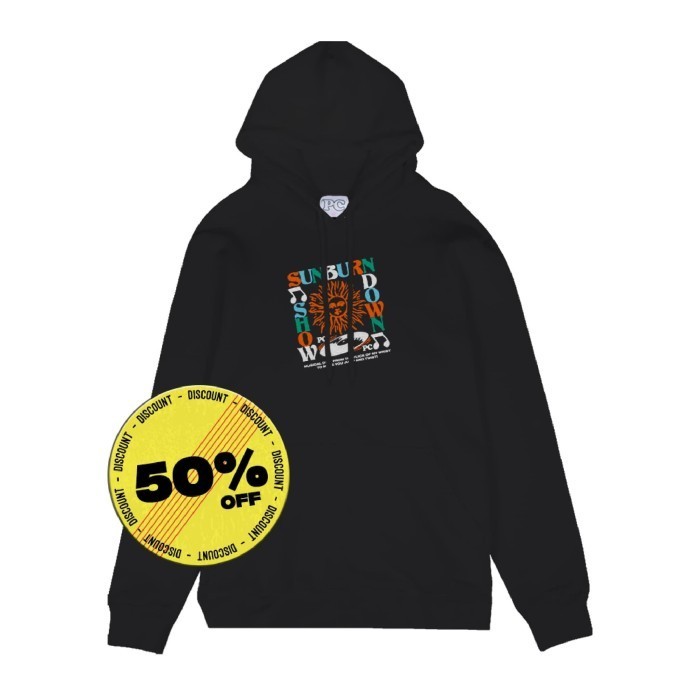 Public Culture - Sun Hoodie - Black