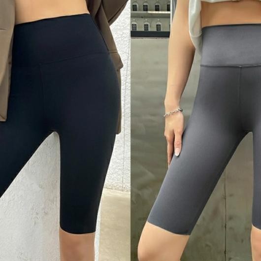 Celana Legging Olahraga Wanita Basic Short Biker Pant Yoga Gym Workout