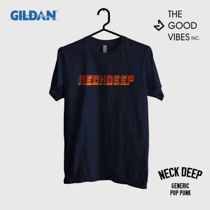 Kaos Band Neck Deep Original Gildan - Wish You Were Here