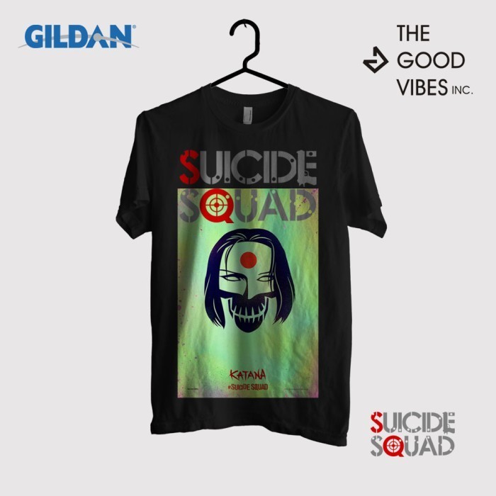 Kaos Film Suicide Squad Original Gildan - Katana
