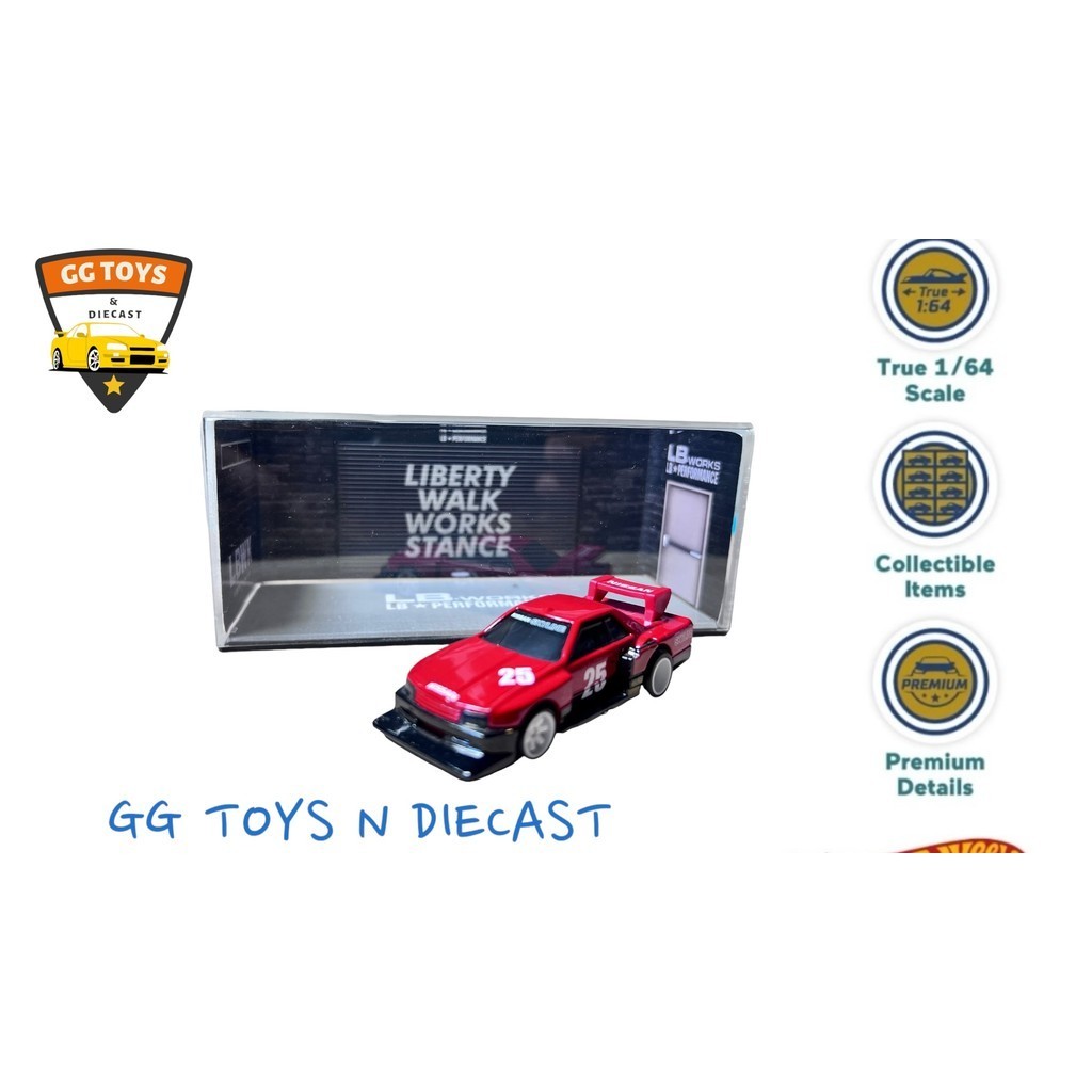 Hotwheels Hot Wheels HW Loose Nissan Skyline LBWK Merah (LOOSE)