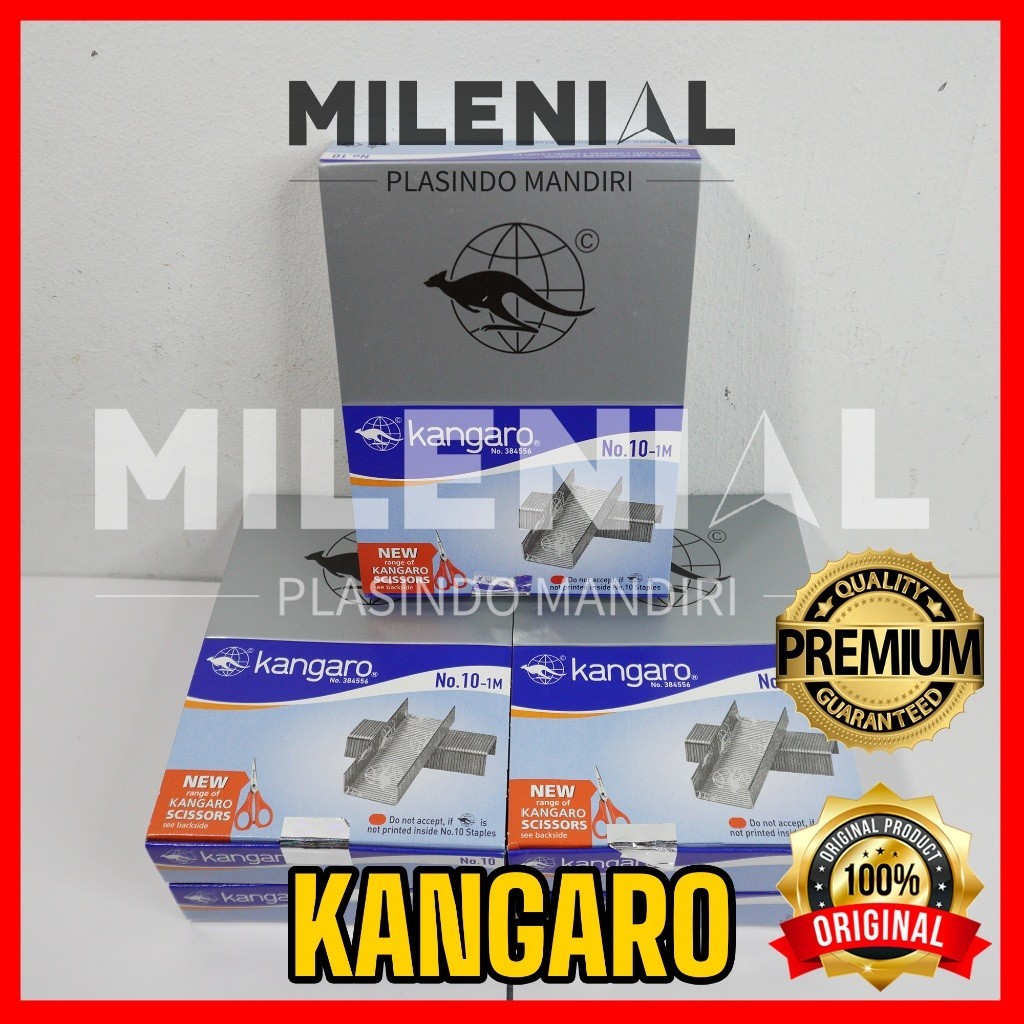 

Isi Staples / Refill Steples Stapler / Isi Staples Kangaro No.10 (Eceran)