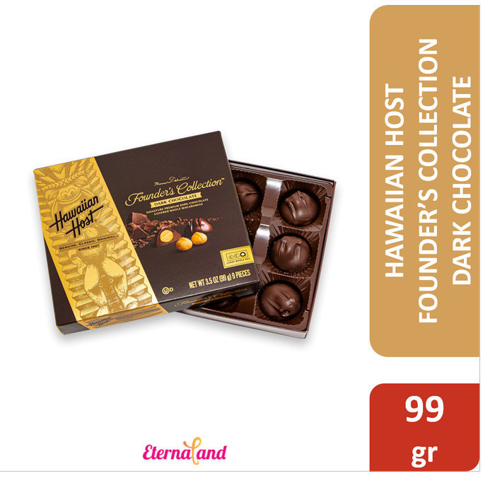 

Orea - Hawaiian Host Founders Collection Dark Chocolate 3.5 Oz - Impor Usa