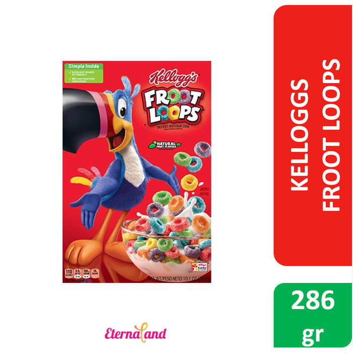 

Orea - Kelloggs Froot Loops Natural - Sereal Sarapan Froot Loops