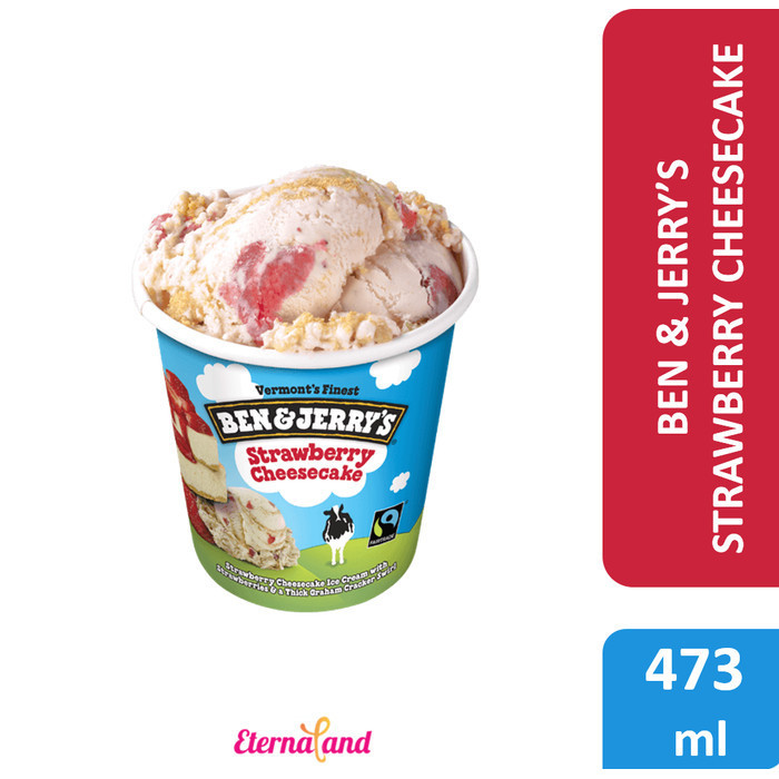 

Orea - Ben & Jerry Strawberry Cheesecake Ice Cream - Es Krim Ben N Jerry