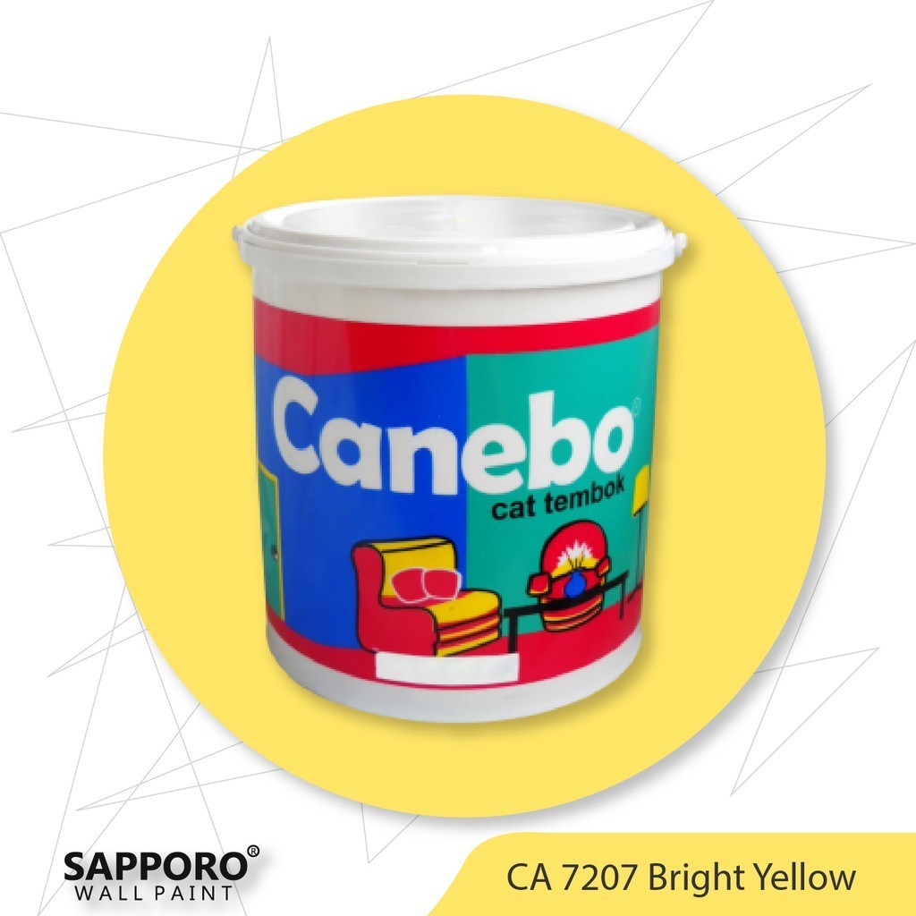 Cat Tembok Canebo Bright Yellow 5KG Cat Tembok Terbaik Termurah