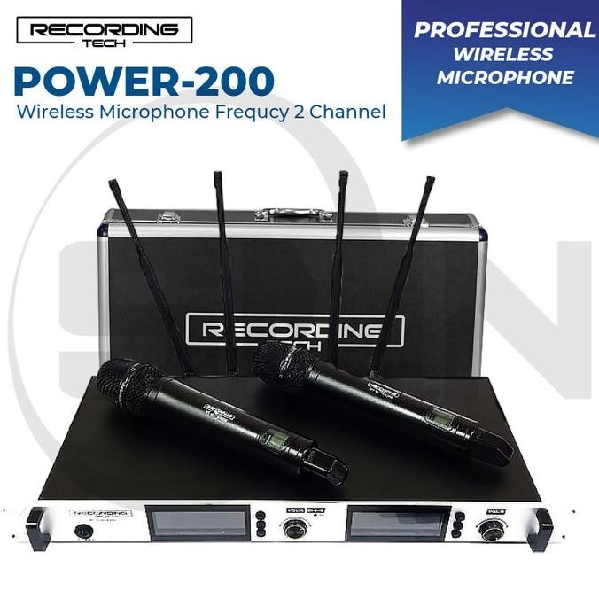 Recording Tech Rt Super 200 Mkii Super200 Wireless Mic 2 Channel