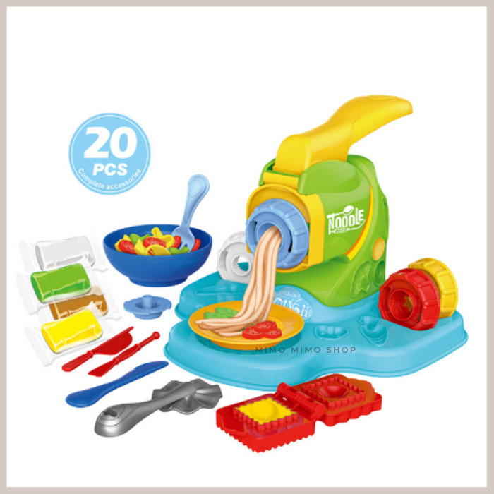 Mainan Cetakan Playdough Noodle Maker Colour Dough