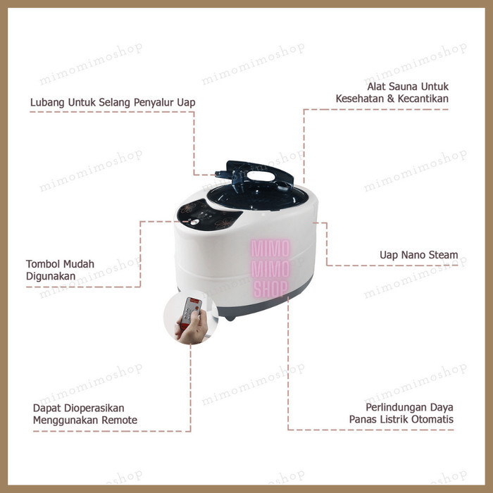 Steam Sauna Bath Spa Sauna Alat Sauna Rumah Ter