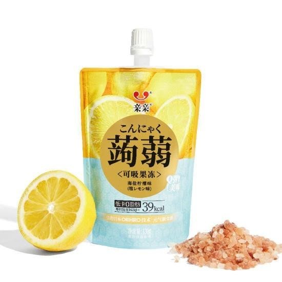 

[130Ml] Qinqin Konjac Jelly Drink Salty Lemon / Jeli Rasa Lemon Garam 008