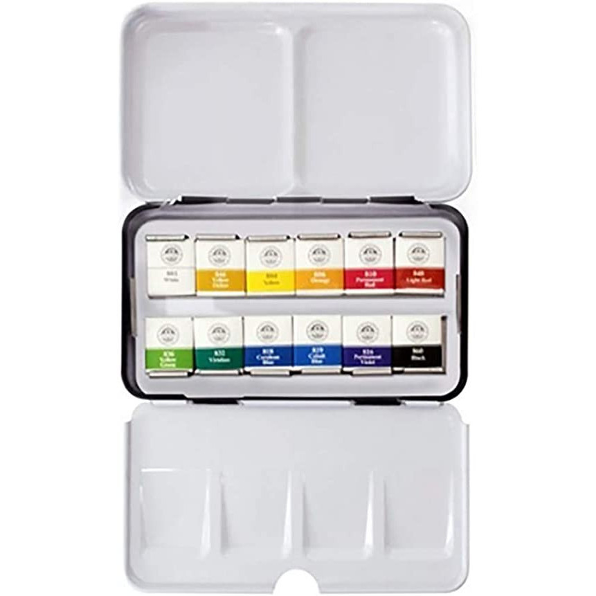 

Mungyo - Professional Watercolor Pan Set - Half Size 12 Color Set