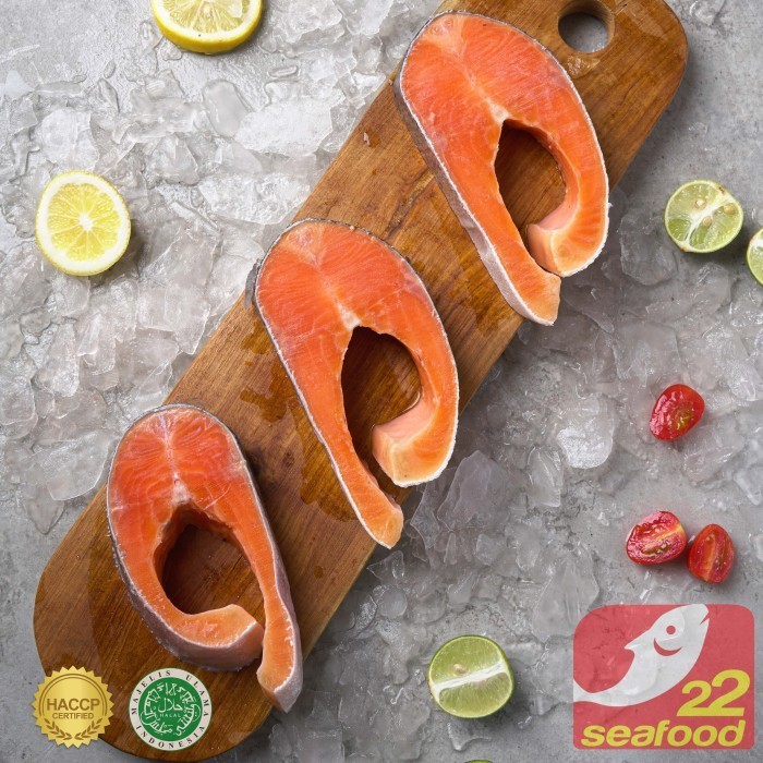 

Ayala - Ikan Salmon / Salmon Steak 1 Kg / Premium Steak Salmon / Seafood 22