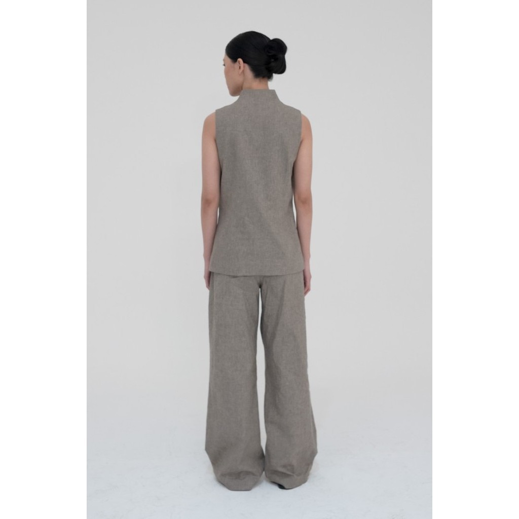Rodeo - Vest Wanita - Jade Linen Vest