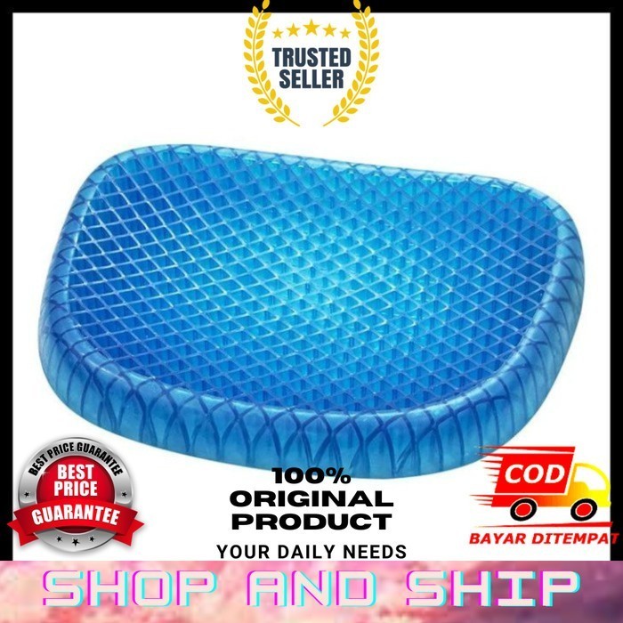 Alas Duduk Gel Bentuk Sarang Lebah Original Sas