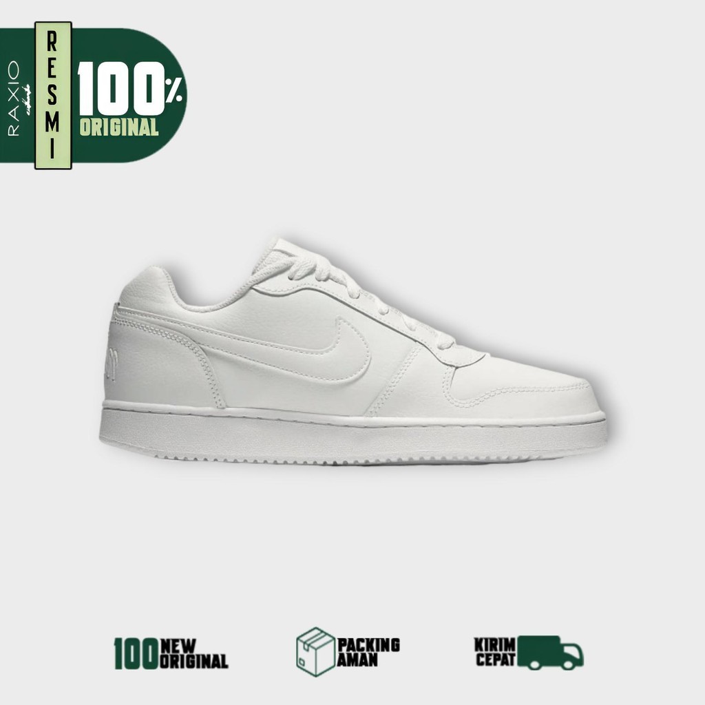 Sepatu Sneakers Nike Ebernon Low W Full All Triple White Putih  Original Ori Asli BNIB Murah