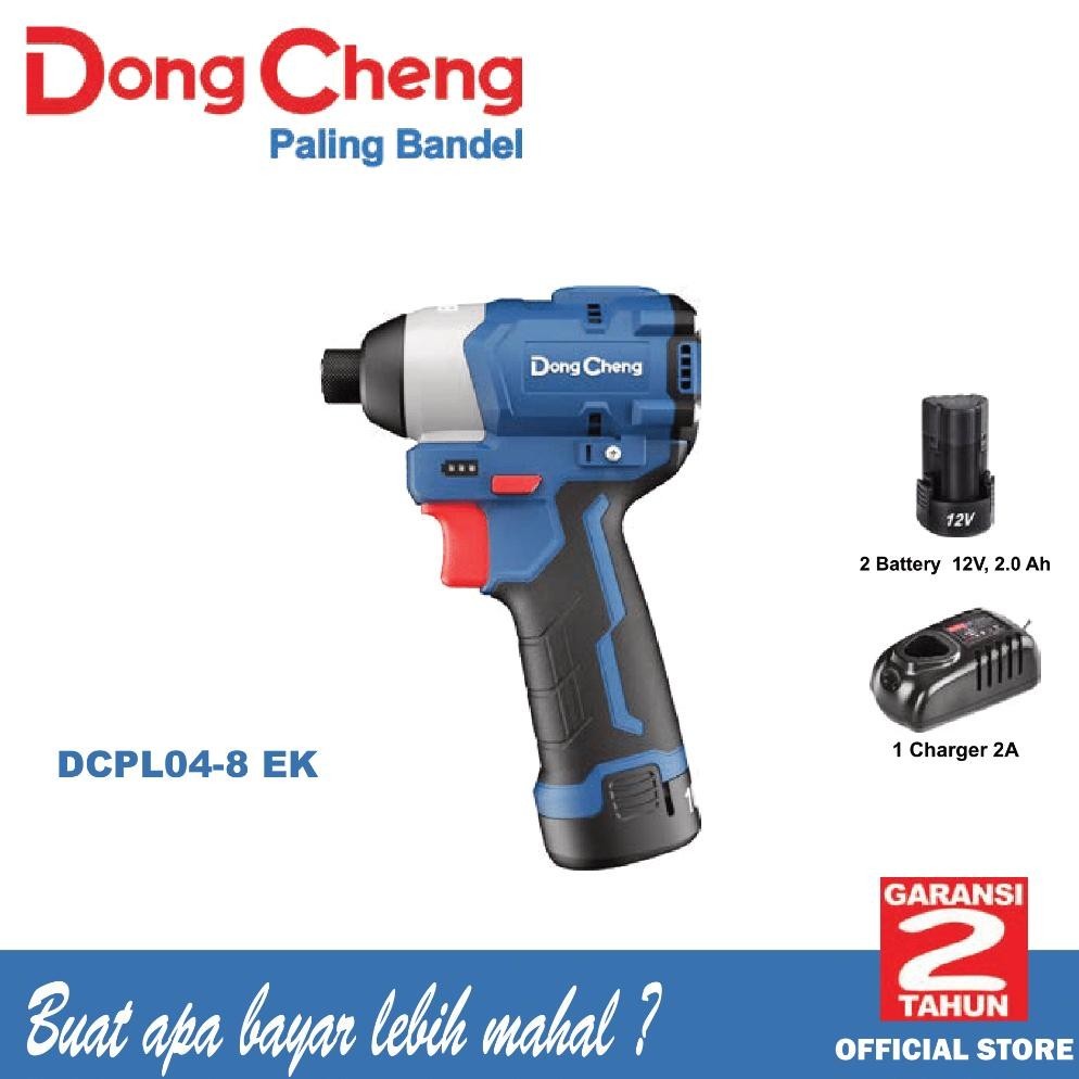 Dong Cheng Dcpl04-8 Bor Obeng Baterai 12V Impact Driver  / Dongcheng