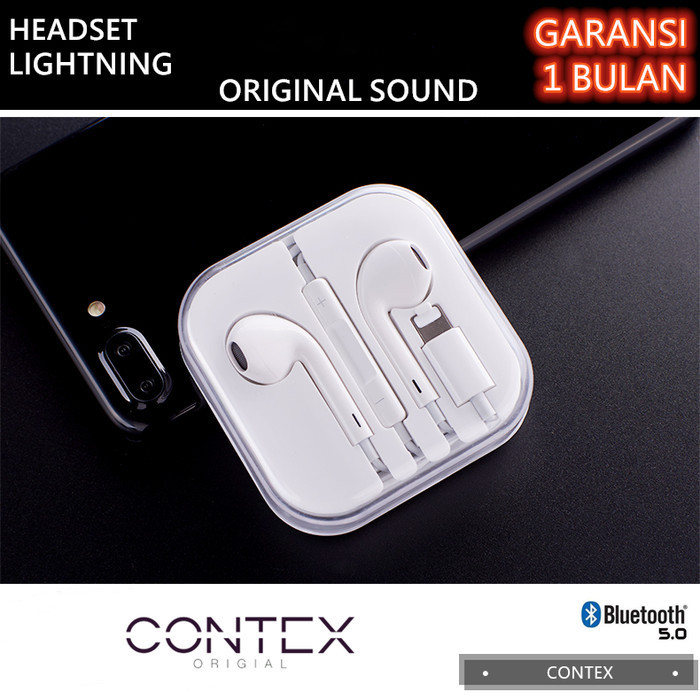 Headset Iphone 7 8 Plus X Xs 11/ Earphone / Handsfree / Original Sound