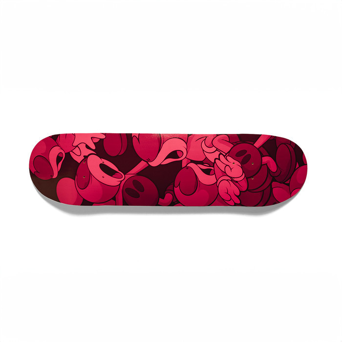 Arkiv Skateboard Deck - Mickiv CrimsonLeap