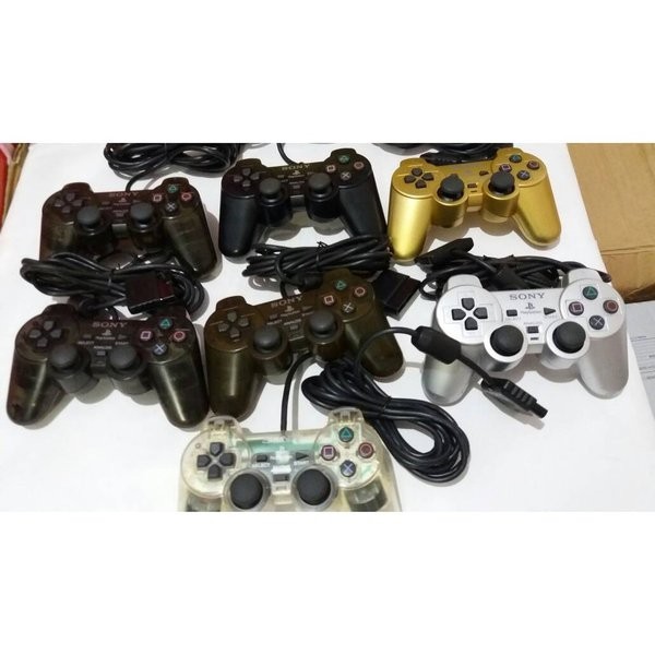 Stik Ori Mesin Ps2 - Stick Om Ps 2 - Joystik Ps2 Ori Mesin - Gamepad Ps 2 Original - Controller Ps 2