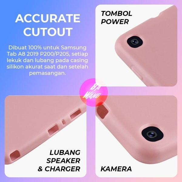 Flip Smart Cover Soft Case Softcase Samsung Tab A8 2019 P200 P205