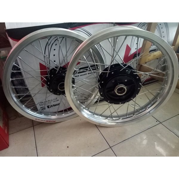 Sepaket Velg Ring 17 Rx King Tapak Lebar 215-185 Paket Komplit Plus Stell Velg Bisa Request