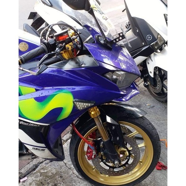 Velg Double Disc R25 & Mt25 Velg Rossi Double Disc Yamaha R25 & Mt25 Tapak Lebar 3.5Inc 5.5Inc Merek