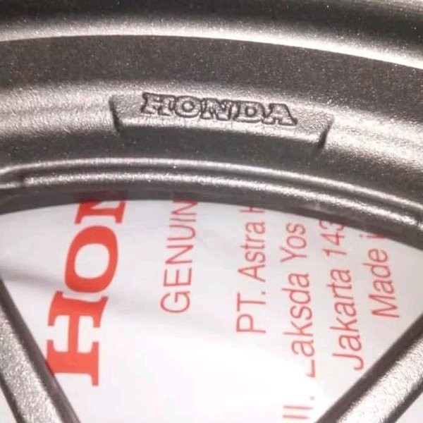 Velg Racing Vario 125 Led Vario 150 Led Belakang Ori Hm