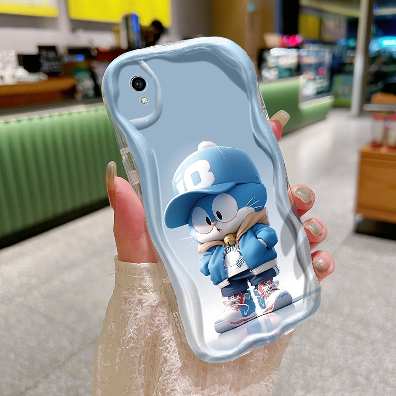 Casing Hp VIVO Y91C Y90 Y1s Case sarung HP kartun Casing Doraemon silikon Kesing Anti drop lembut Ca