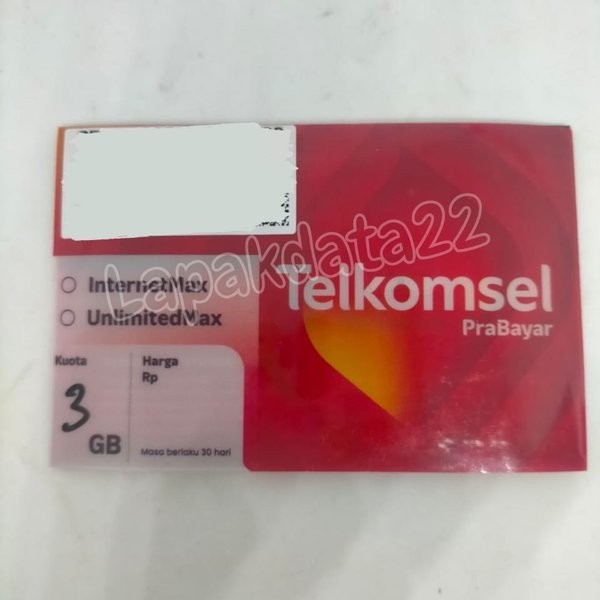 Kartu Telkomsel 3Gb 7Gb 35Gb Kuota Data Tsel Simpati