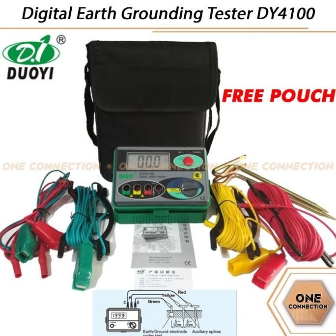 DUOYI Digital Earth Grounding Tester DY4100 Ground Resistance Tester