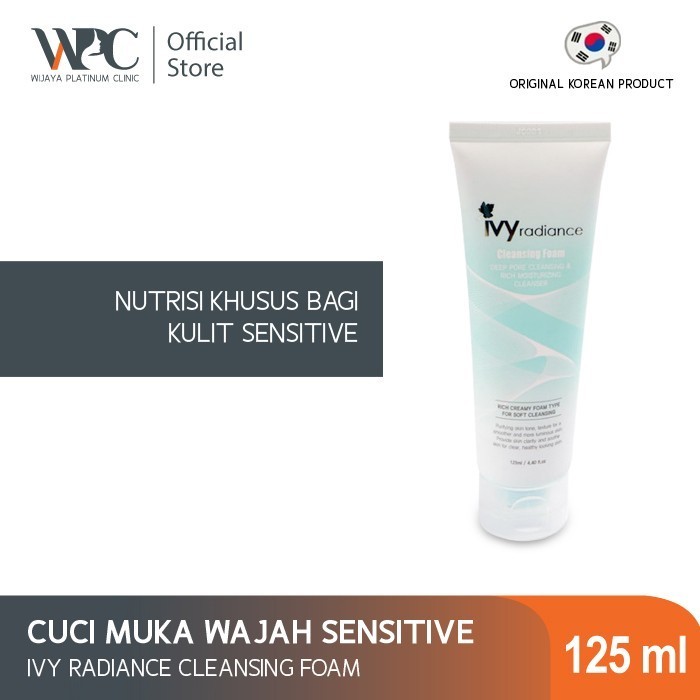 Ivy Radiance Cleansing Foam 125Ml Face Wash Skincare Wajah
