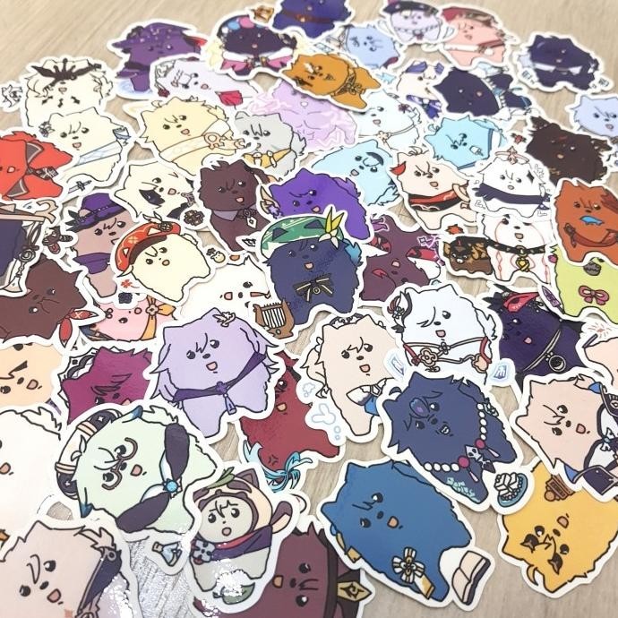 

Genshin Impact Sticker Dog Lucu (COMPLETE SET) Tofuaru