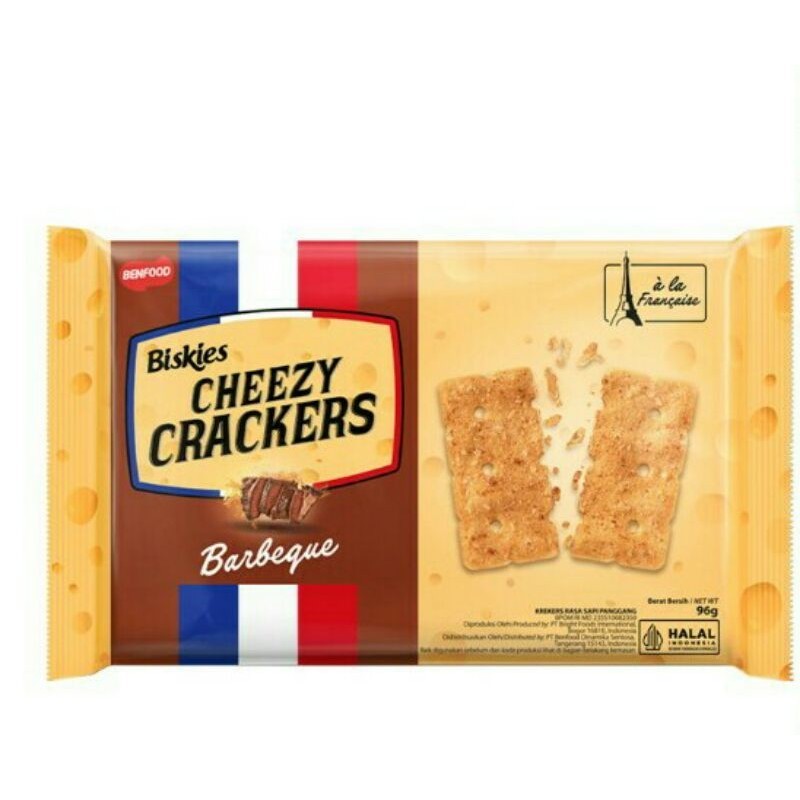 

Biskies Cheezy Crackers Sapi Panggang Barbeque 96g